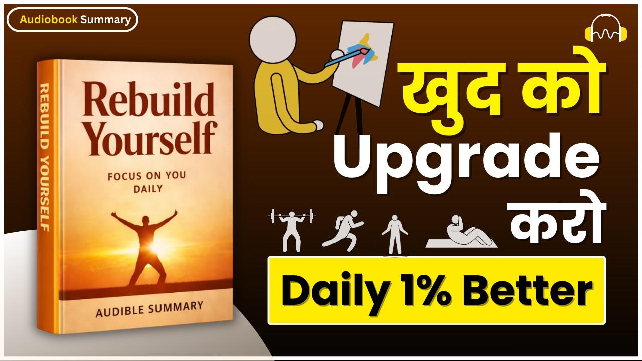 Rebuild Yourself Book Summary | Apni Zindagi Ko Zero Se Hero Banao! 💪