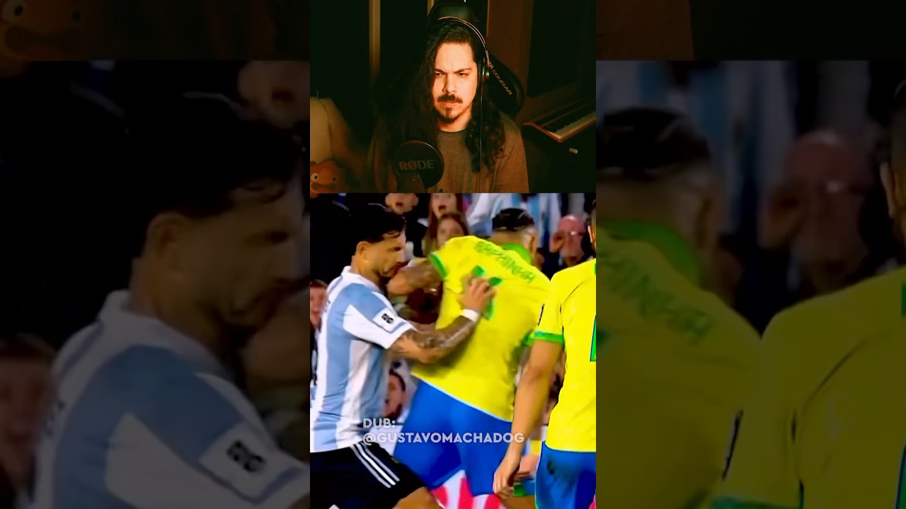 Brasil e Argentina DUBLADO! #dublagem #futebol #brasil #argentina #sele&ccedil;&atilde;obrasileira #eliminatorias