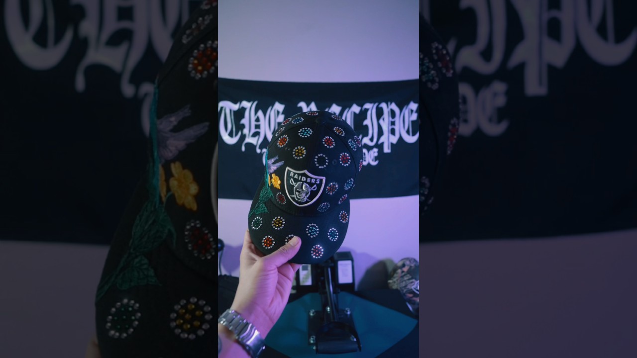 Как украсить шляпы стразами Hotfix #шорты #трансферыстразов #шляпныйпресс #сделайсам