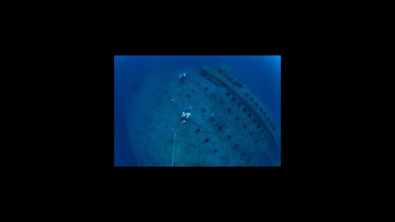 Photos of the HMHS Britannic wreck #history #britannic #titanic #trending #titanicstory #viralvideo