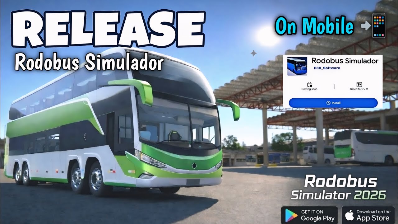 Rodobus Simulator Mobile Gameplay + OFFICIALLY Coming to Playstore! (First Look)