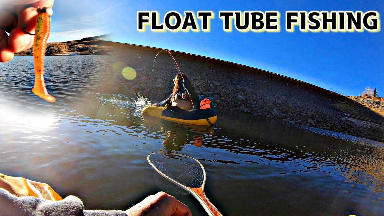 Float Tube Fishing for TROUT with SWIMBAITS!