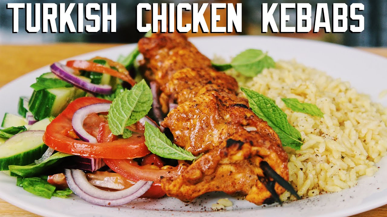 TURKISH CHICKEN KEBAB RECIPE / KEBOB / TAVUK SIS/ OVEN COOKED / chicken recipes for dinner