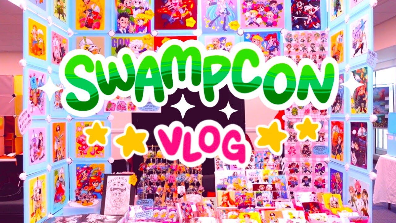 Artist Alley Vlog ♡ SwampCon 2024