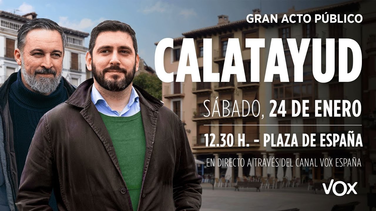 Gran Acto en Calatayud con Santiago Abascal