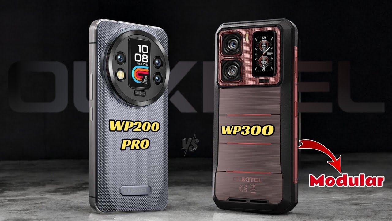 OUKITEL WP300 (vs) OUKITEL WP200 PRO - Modular Rugged phones are here. | Specs, review, comparison.