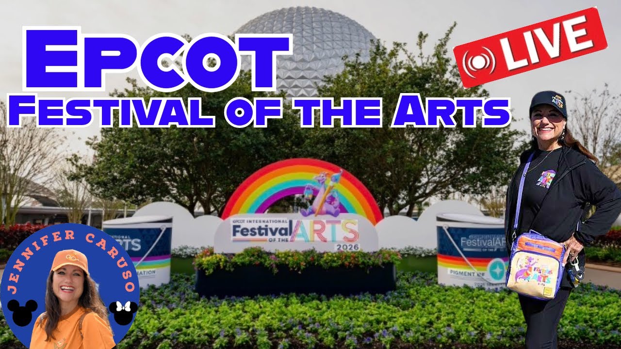 🔴LIVE EPCOT Festival of the Arts with Friends Walt Disney World 01/20/2026