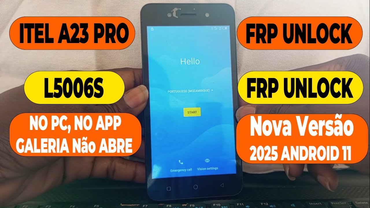 🚀 ITEL A23 Pro (L5006S) FRP Bypass 2025 — Remover Conta Google itel a23 atualizado 2025 (Sem PC) 🔓