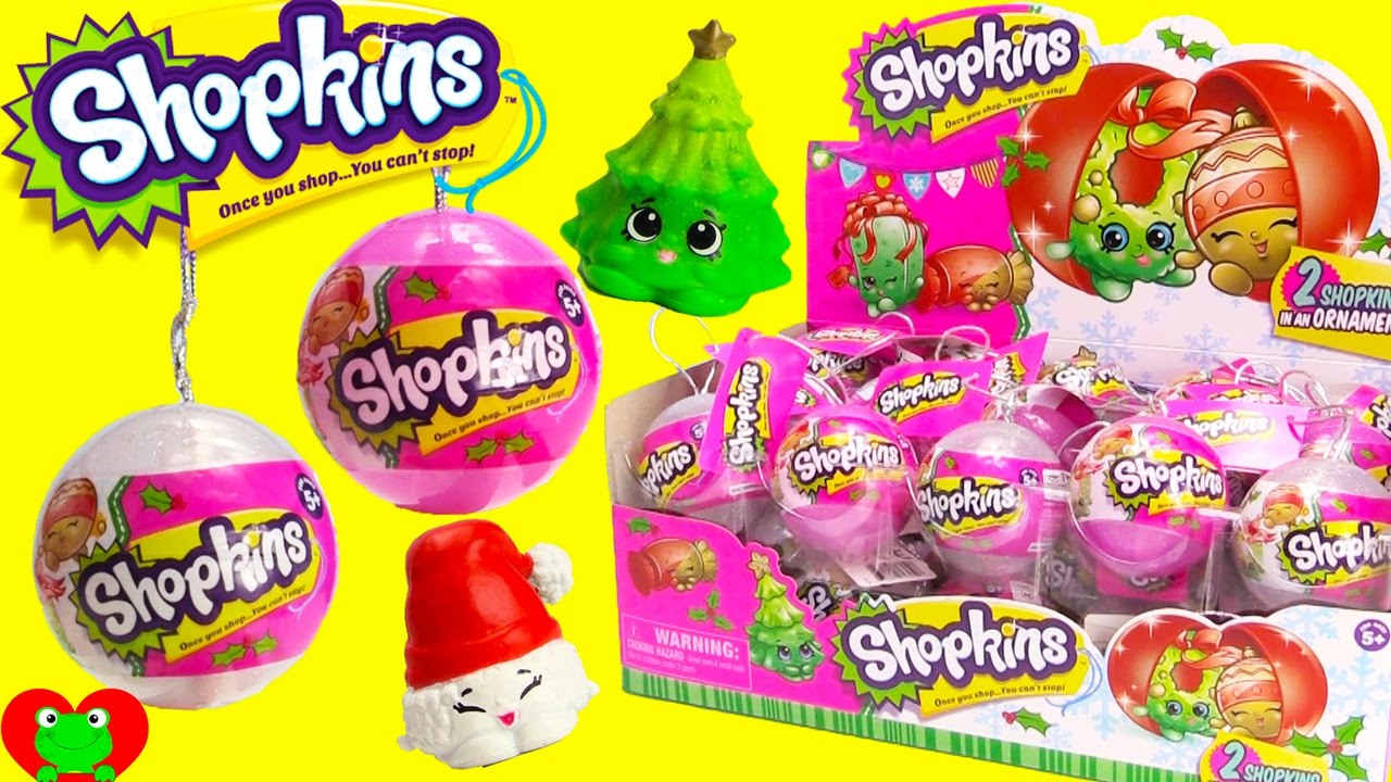 2016 Shopkins Christmas Ornaments