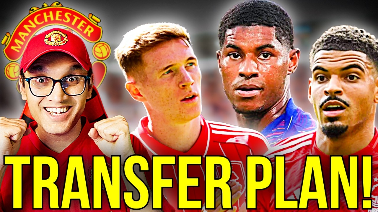 MAN UNITED TRANSFER PLAN! ELLIOT ANDERSON, GIBBS WHITE, SANGARE, RASHFORD, BRUNO, TONALI, LICHA!
