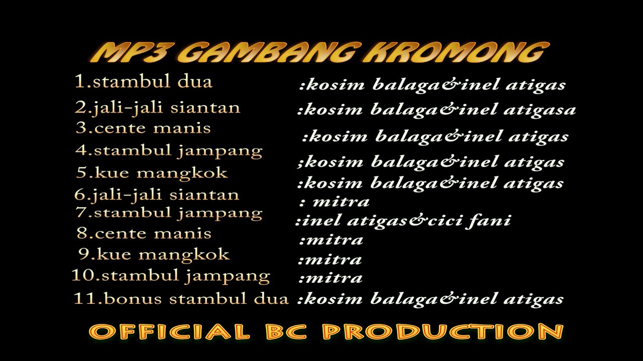 Mp3 gambang kromong _ audio jernih