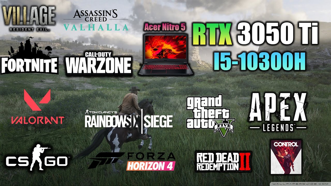 RTX 3050 Ti Laptop : Test in 14 Games - RTX 3050 Ti Gaming