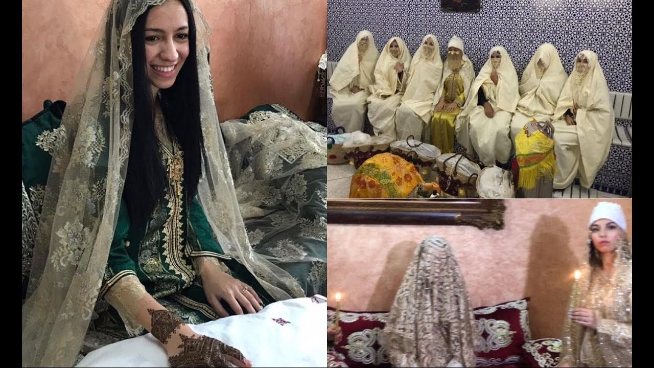 يوم الحمَّام و الحناء - التقاليد الطنجاوية لحناء العروس ( مقتطفات اول ايام حفل زفافي)