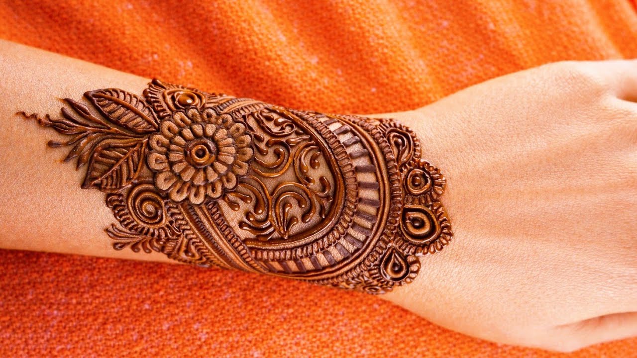 নতুন মেহেদী ডিজাইন 🌿✨New trending mehedi art| New Mehndi Design 2026| মেহেদী| simple henna design|