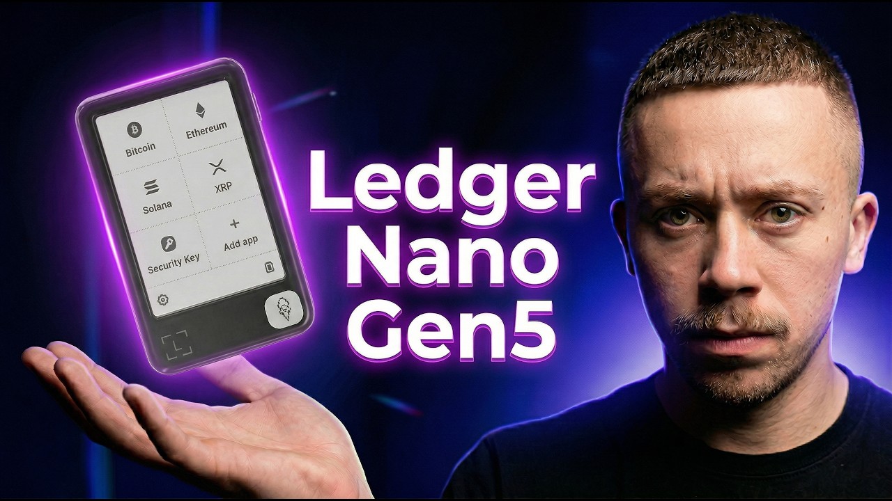 Ledger Nano Gen5: сенсорний, E-ink, EAL6+ — детальний відео огляд