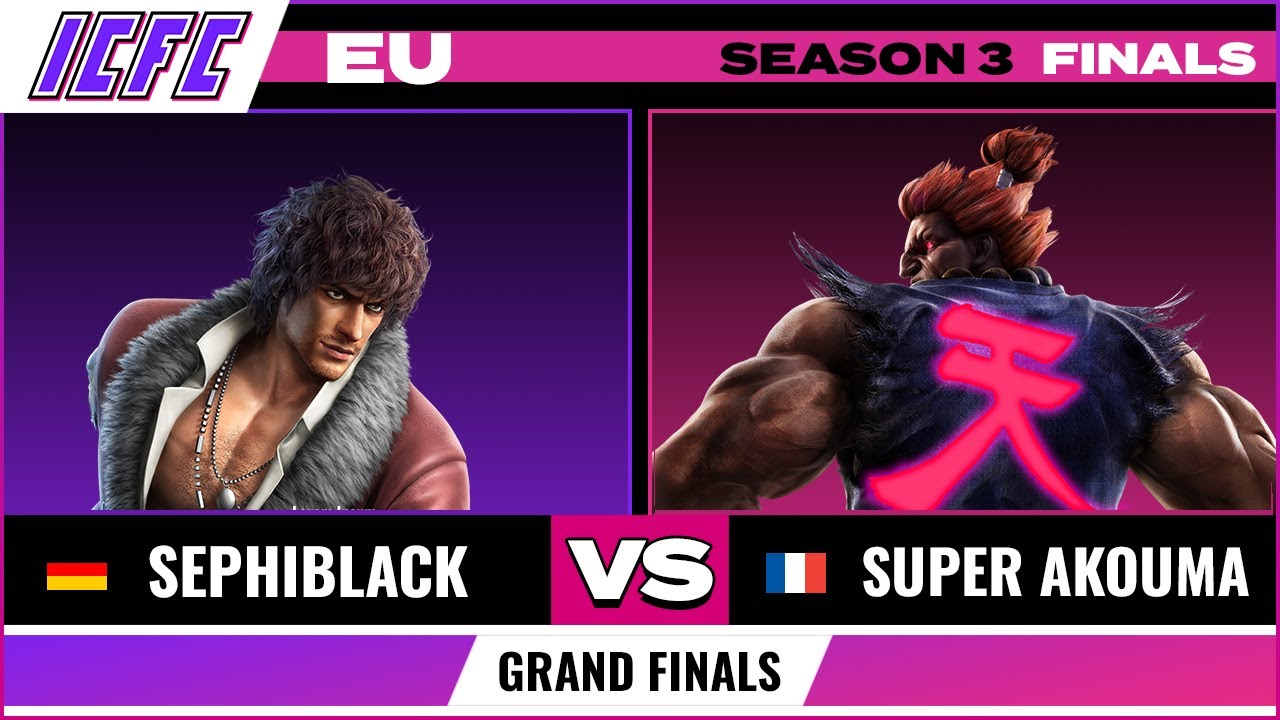 Super Akouma (Akuma) vs Sephiblack (Miguel) Grand Finals - ICFC Season 3 Finals