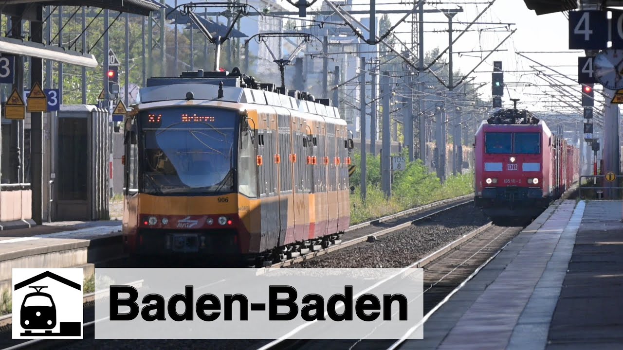 Trainspotting unter erschwerten Bedingungen: Bahnhof Baden-Baden