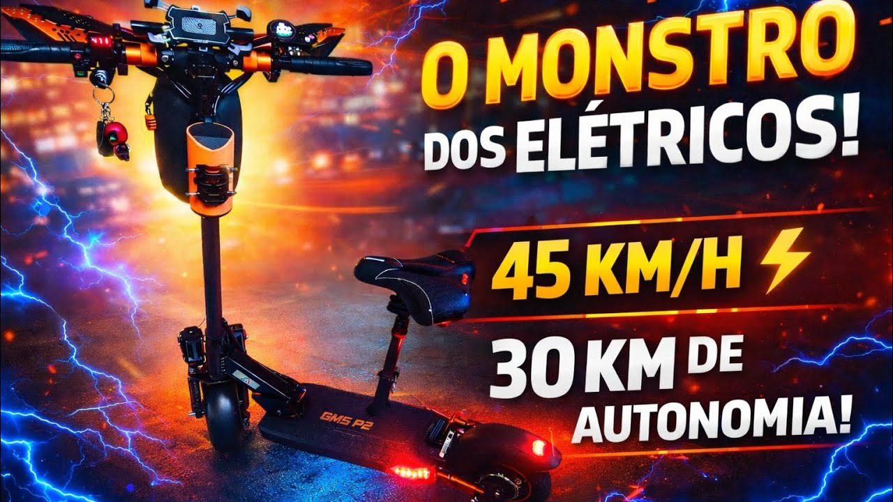 COMPREI O PATINETE ELÉTRICO GM5 P2!