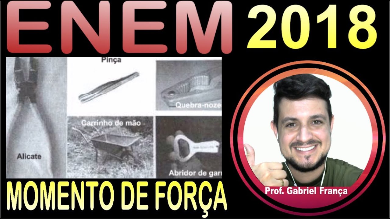 ENEM 2018 - TORQUE - As pessoas que utilizam objetos cujo princípio de funcionamento é o mesmo