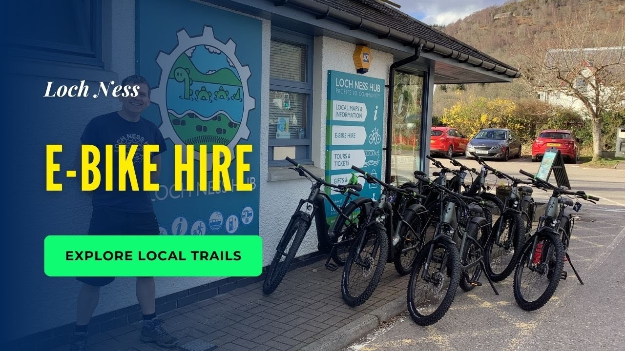 Loch Ness Hub E-Bike Hire | Explore Scotland’s Famous Loch