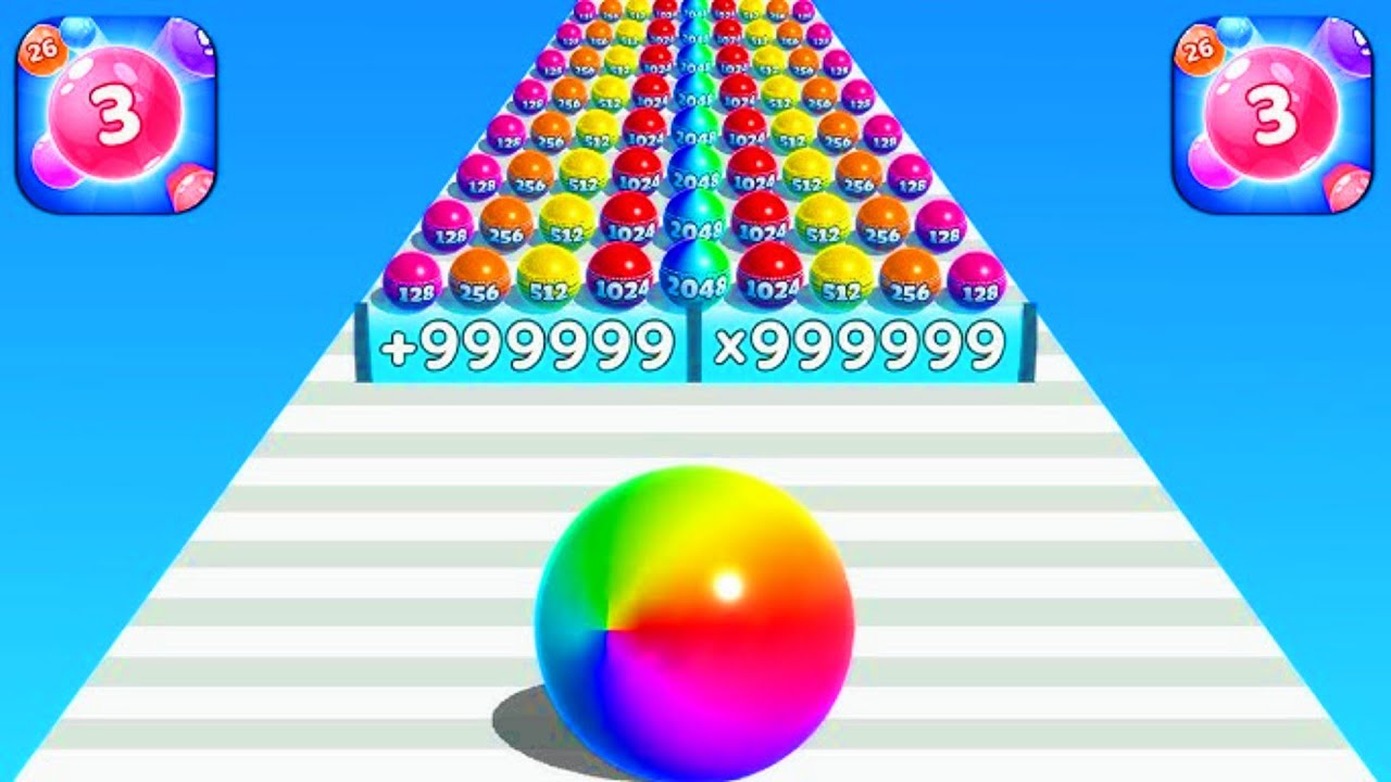 Satisfying Mobile Games LEVEL UP Playing 9999 Tiktok Video Marble Run, Sandwich Runner #games
