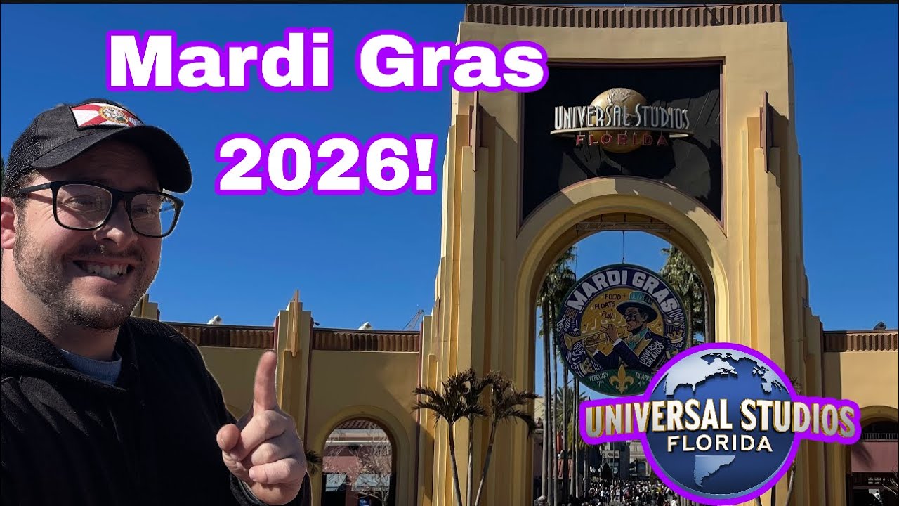 Universal Studios Orlando’s Mardi Gras 2026 Opening Day!