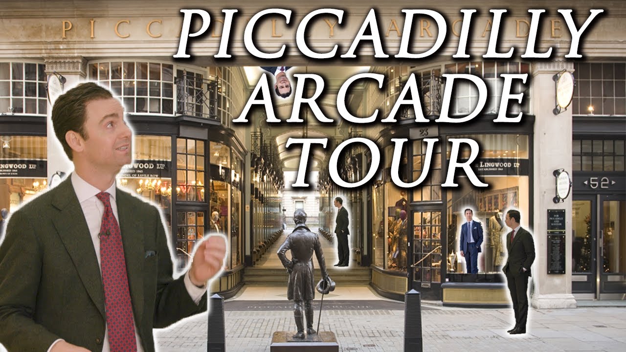 London's Best Menswear Shopping District! Piccadilly Arcade Walking Tour 🚶‍♂️ | Kirby Allison