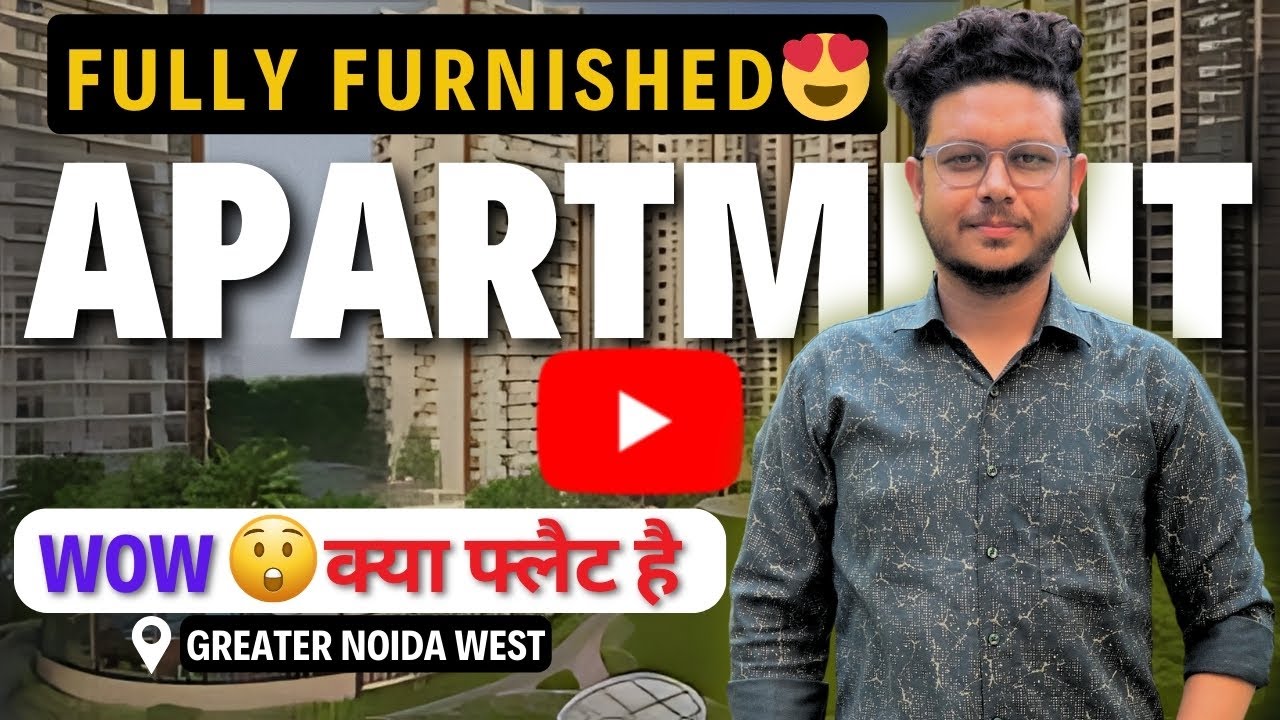 fully Furnished 😍3 bhk Apartment for Sale 💯| Nirala Estate | Greater Noida West
