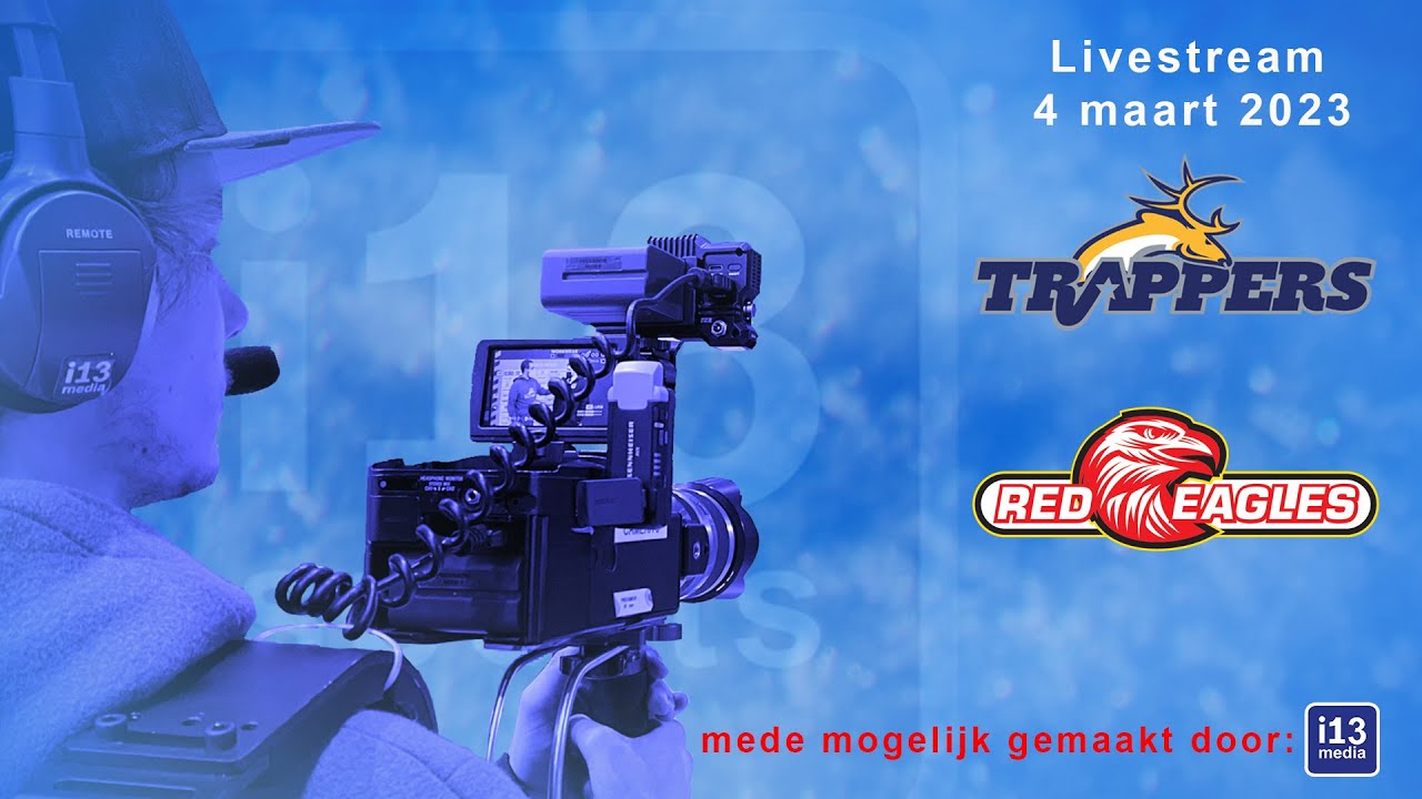 TILBURG TRAPPERS EREDIVISIE vs RED EAGLES uit Den Bosch. 4 maart 2023