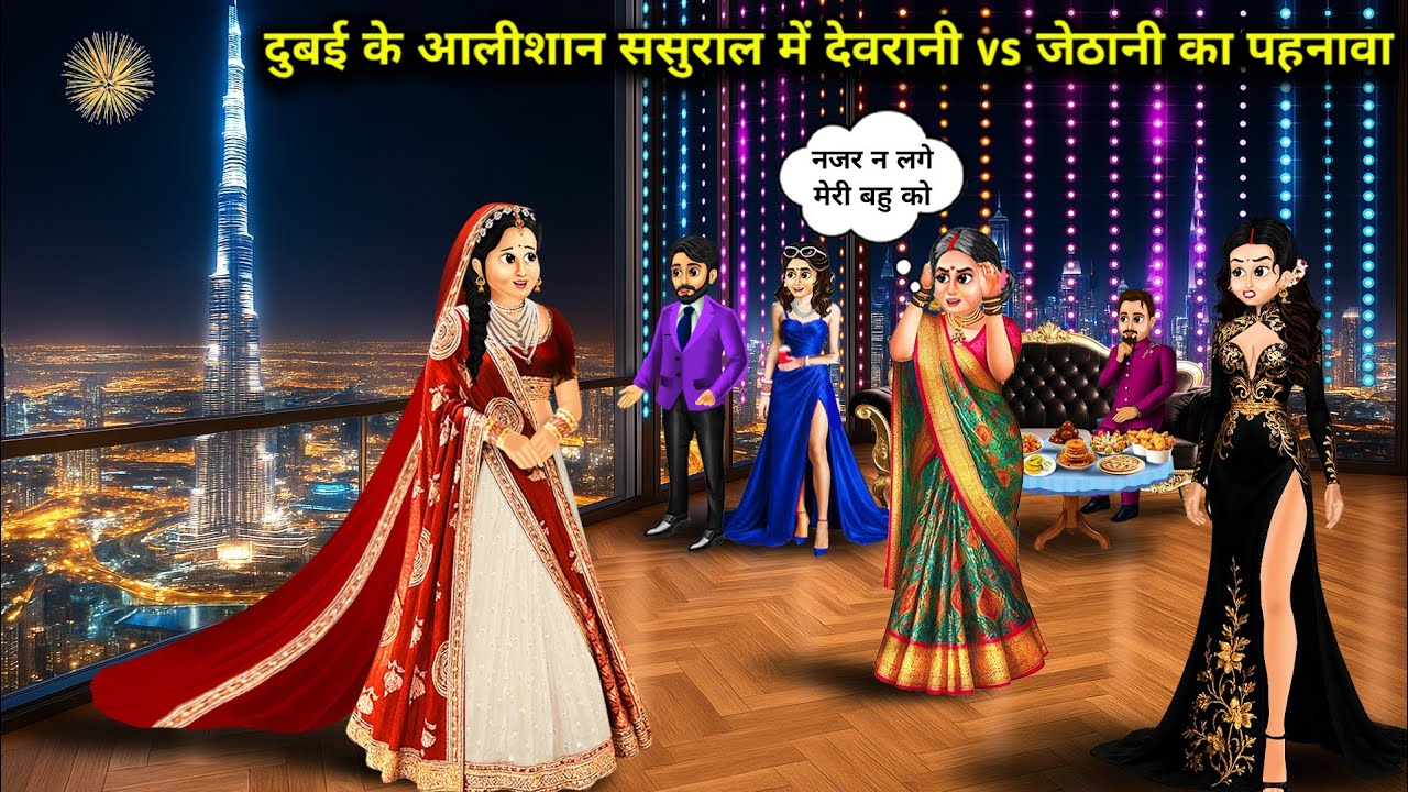 दुबई के आलीशान ससुराल में देवरानी vs जेठानी का पहनावा||Devrani vs Jethani outfits at their lavish in