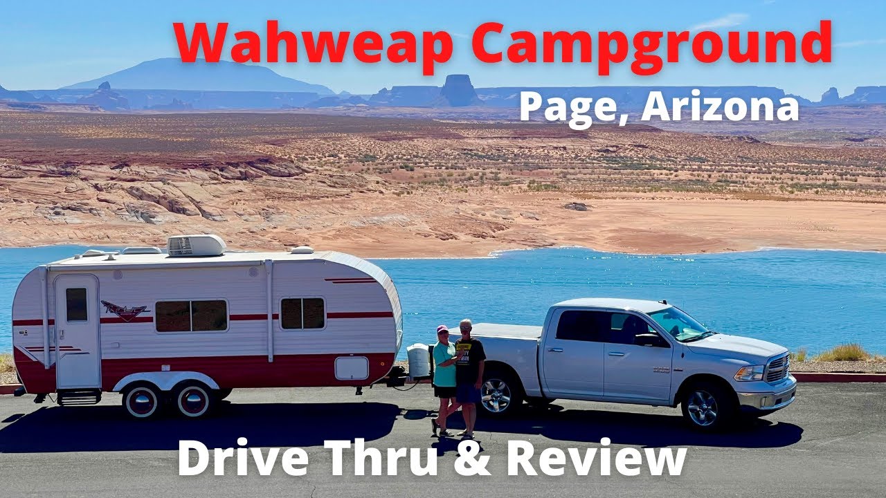RV Camping at Wahweap Campground on Lake Powell in Page, Arizona