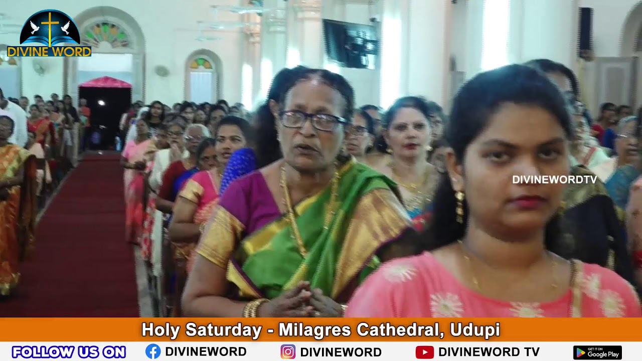Easter Vigil Mass 2023 | Live From Milagres Cathedral, Udupi