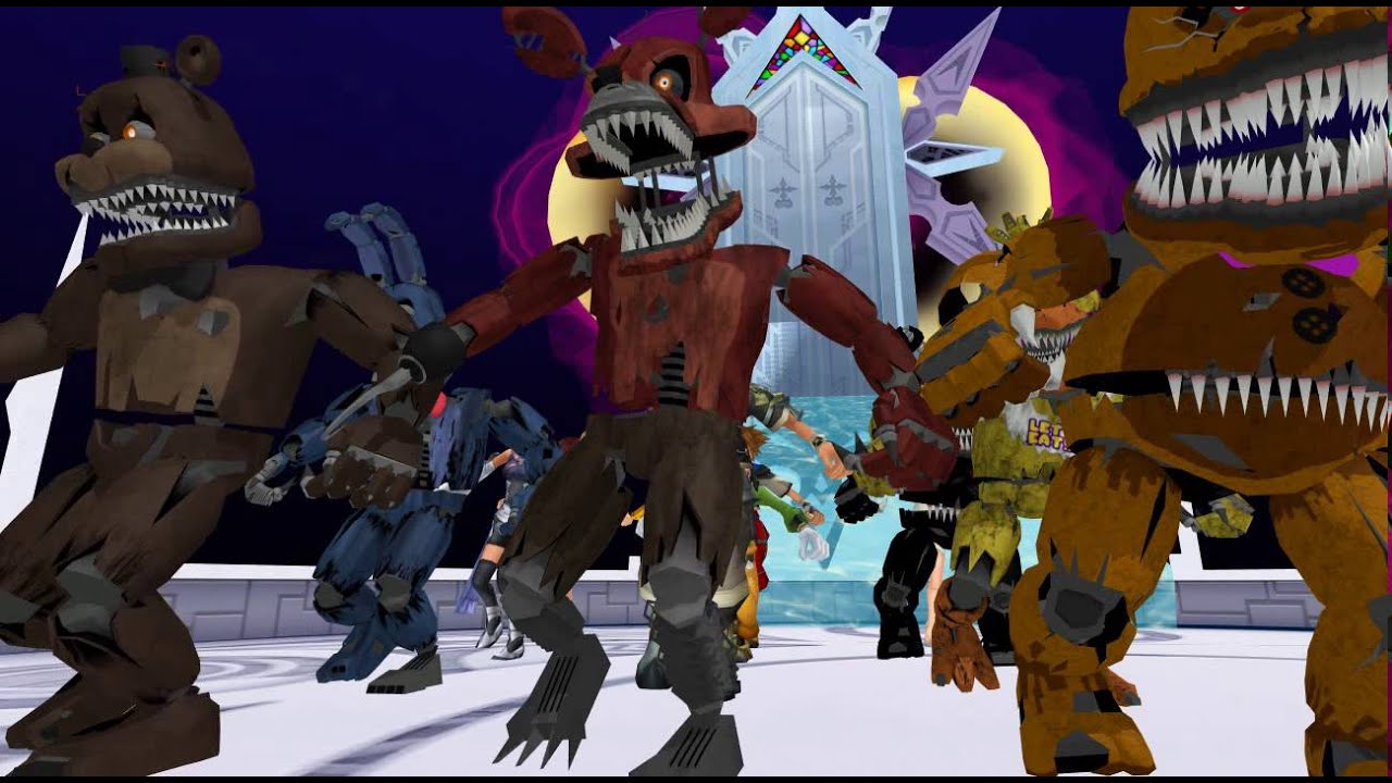 [MMDxKH] Five Night's At Freddy's 4- Bad Romance [Lady Gaga]