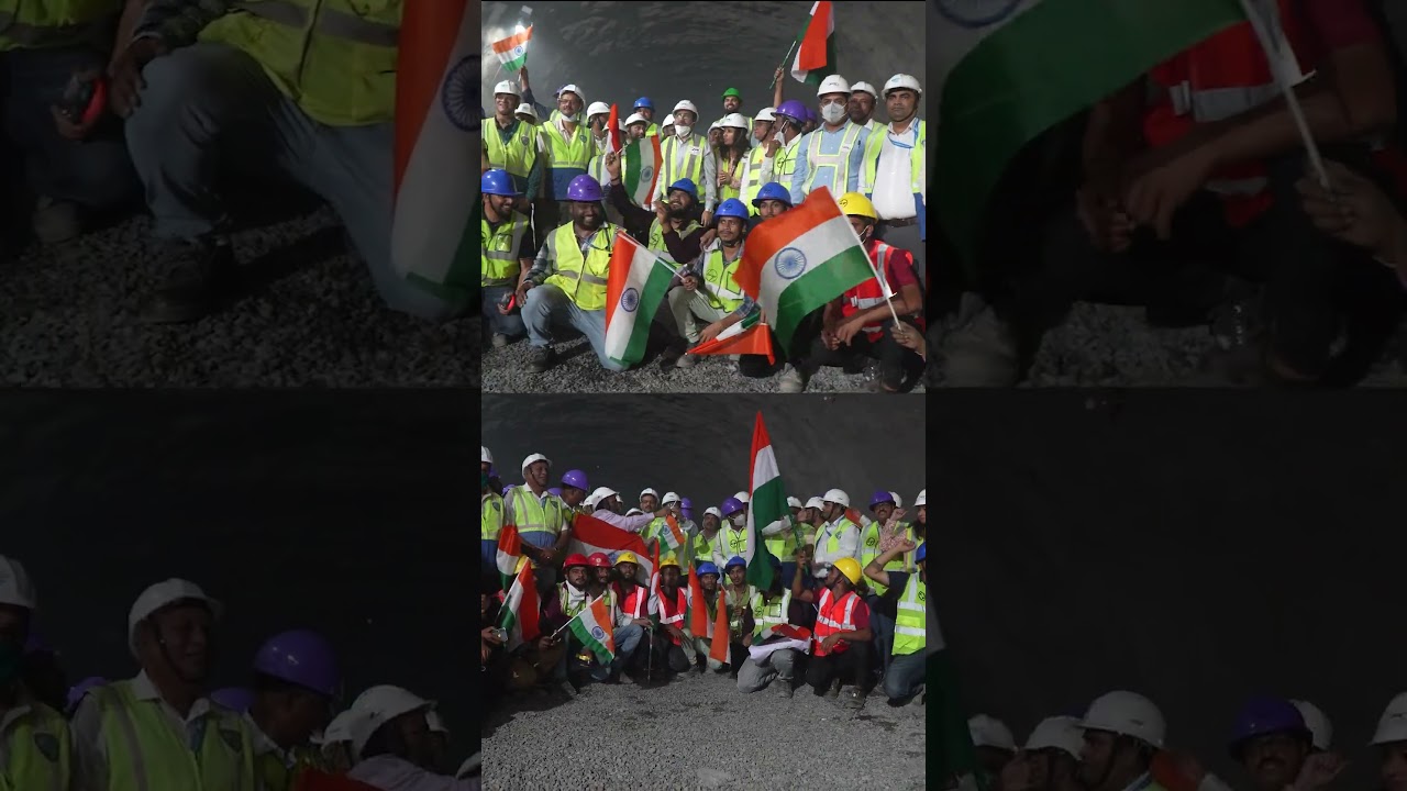 NHSRCL | Maharashtra&rsquo;s first mountain tunnel has been excavated | MAHSR | Bullet Train Project