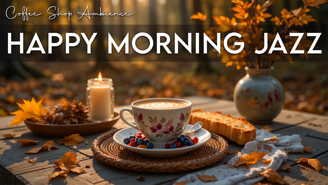 Happy Morning Jazz☀️ Soft Morning Coffee Bossa Nova for Peaceful Work and Positive Energy
