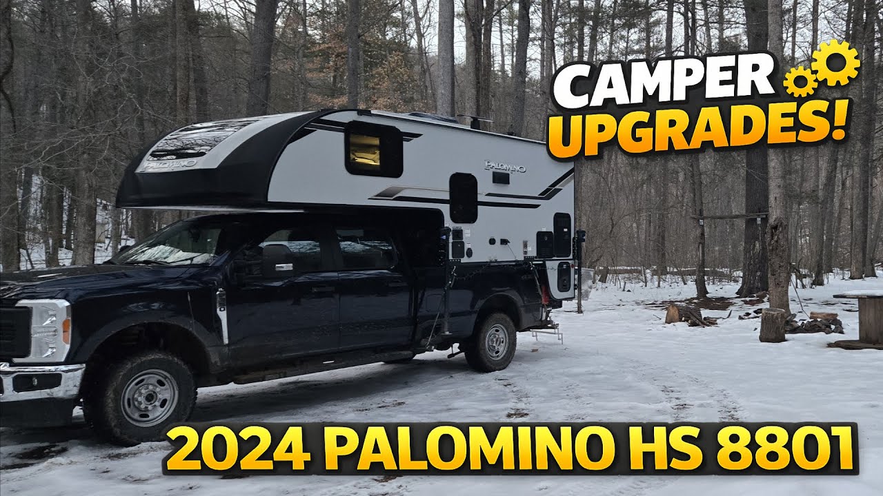 2024 Palomino HS 8801 Hard Side Truck Camper Upgrades