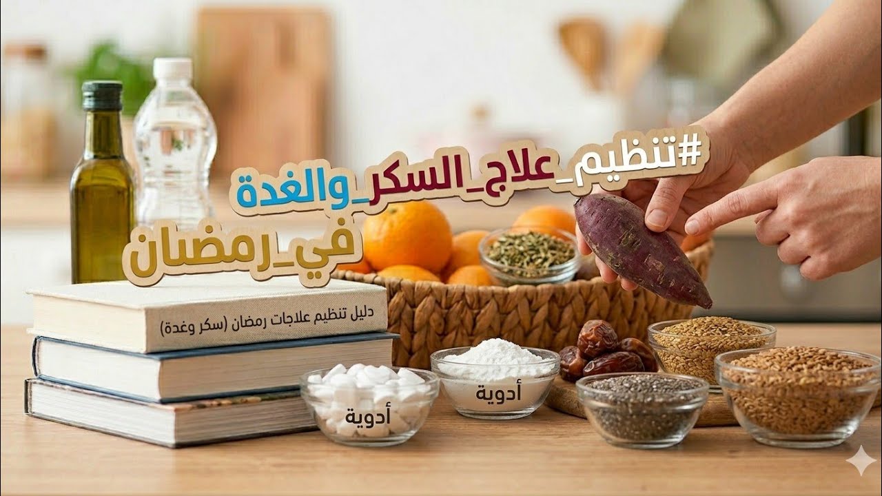 تنظيم علاج الغدة والسكر أثناء الصيام في رمضان👌👌