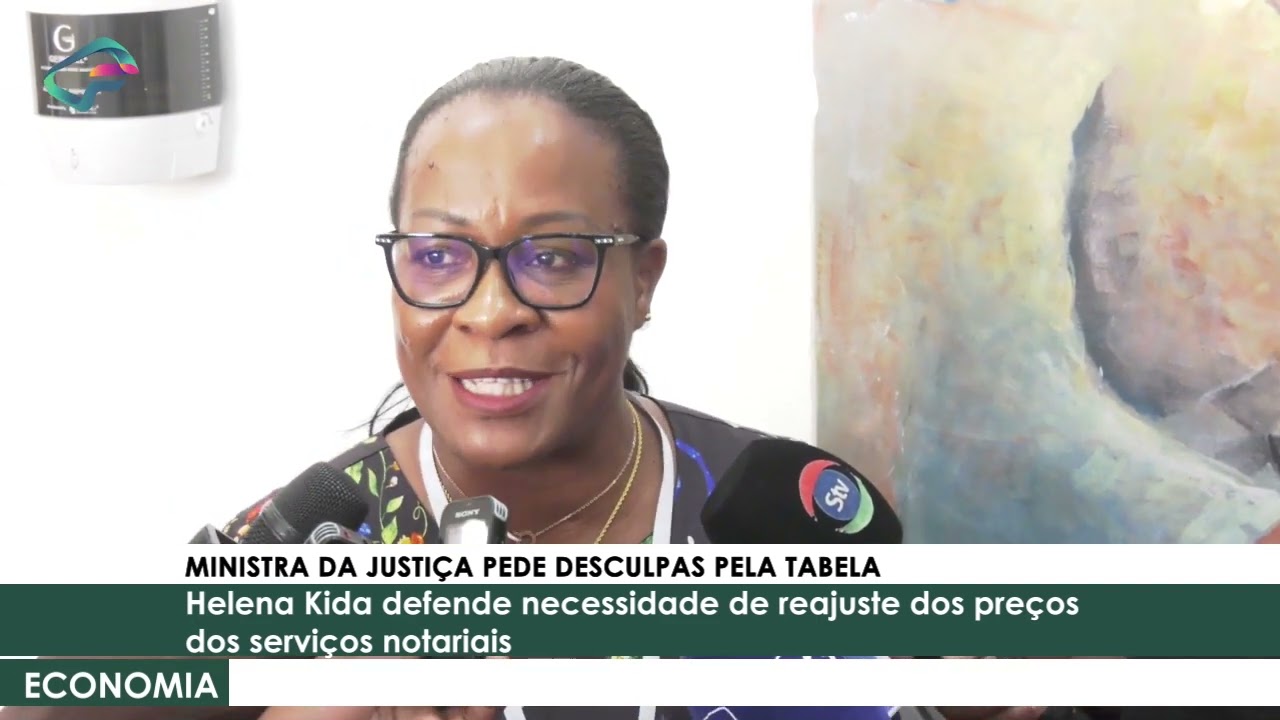 MINISTRA DA JUSTIÇA PEDE DESCULPAS PELA TABELA