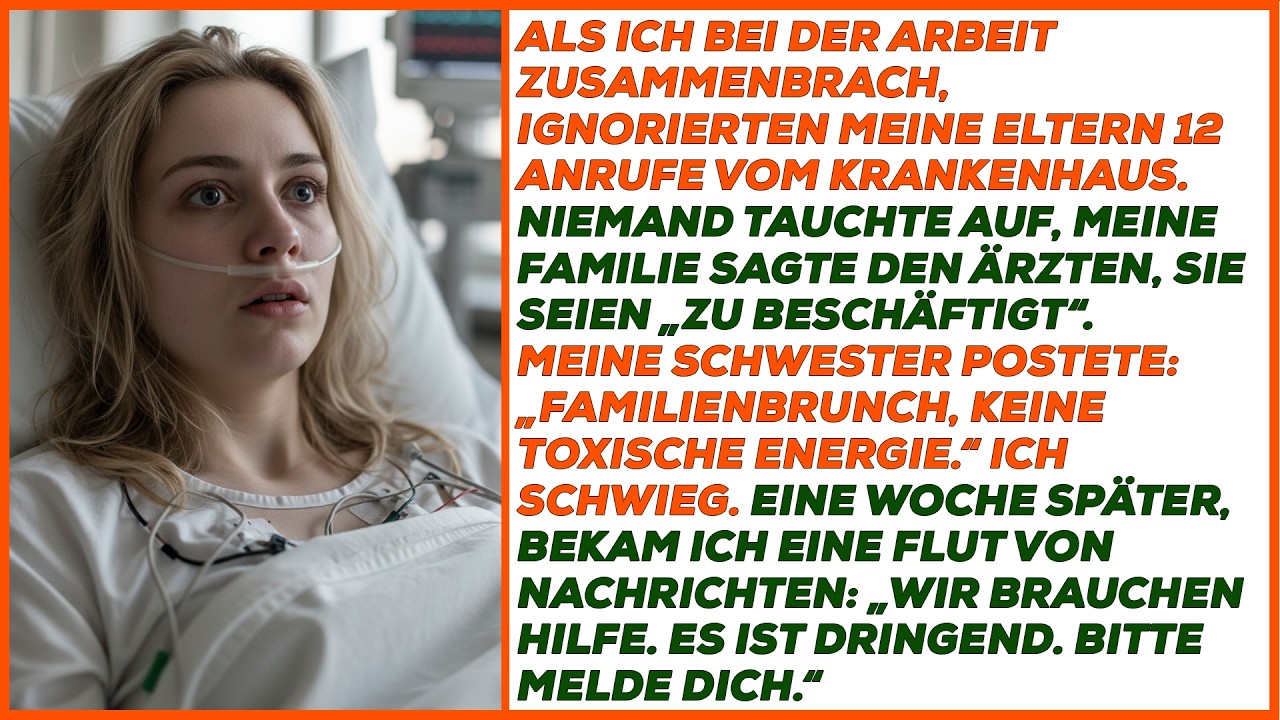 Als ich bei der Arbeit zusammenbrach, ignorierten meine Eltern 12 Anrufe vom Krankenhaus.