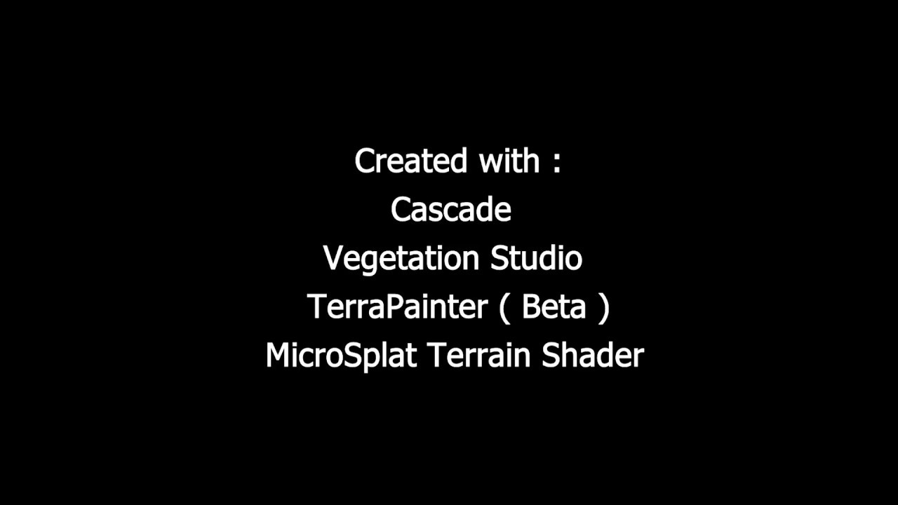CASCADE - VEGETATION STUDIO - TERRAPAINTER - MICROSPLAT