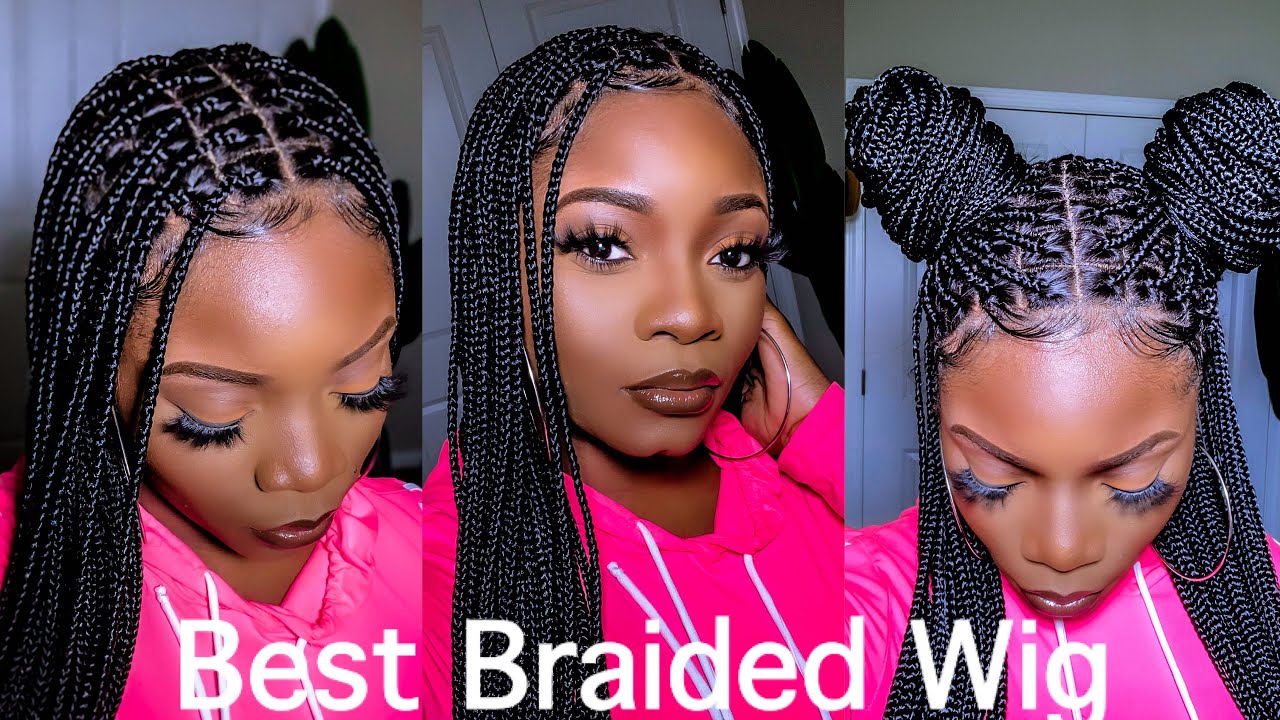 MOST REALISTIC KNOTLESS BRAIDED FULL LACE WIG | HAIRNTINGZ.COM #KNOTLESS #BRAIDED #WIG