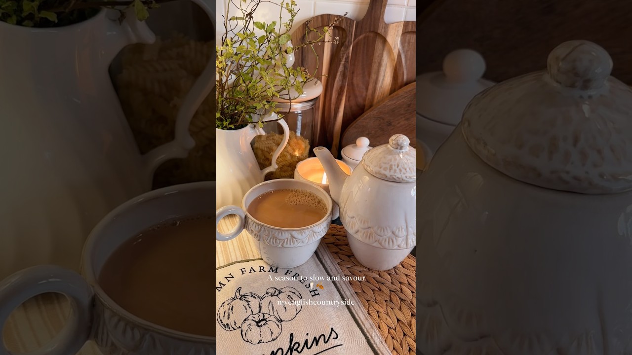 Peaceful Autumn day in the English Countryside 🍂Slow Living & Cosy Rituals #slowliving #teatime