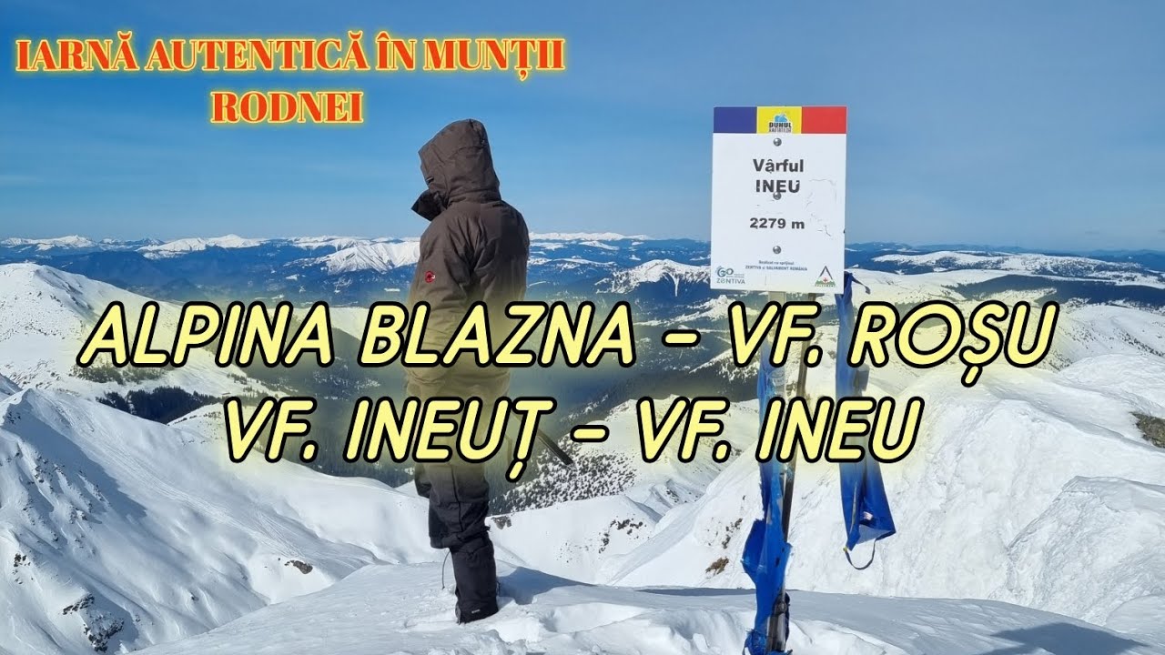 ALPINA BLAZNA - VF. ROȘU - VF. INEUȚ - VF. INEU: Traseu extrem de solicitant FIZIC, CU ZONE EXPUSE