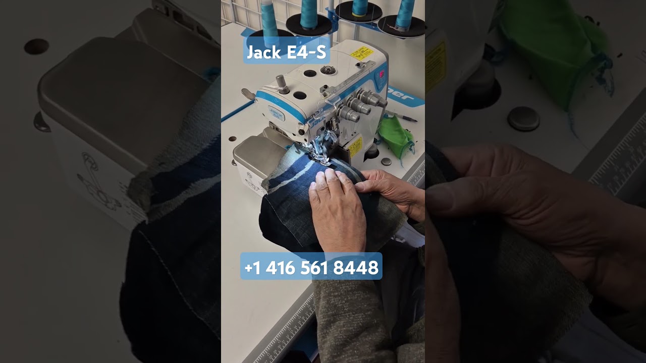 Jack E4-S Overlock Serger Industrial Sewing Machine Direct Drive
