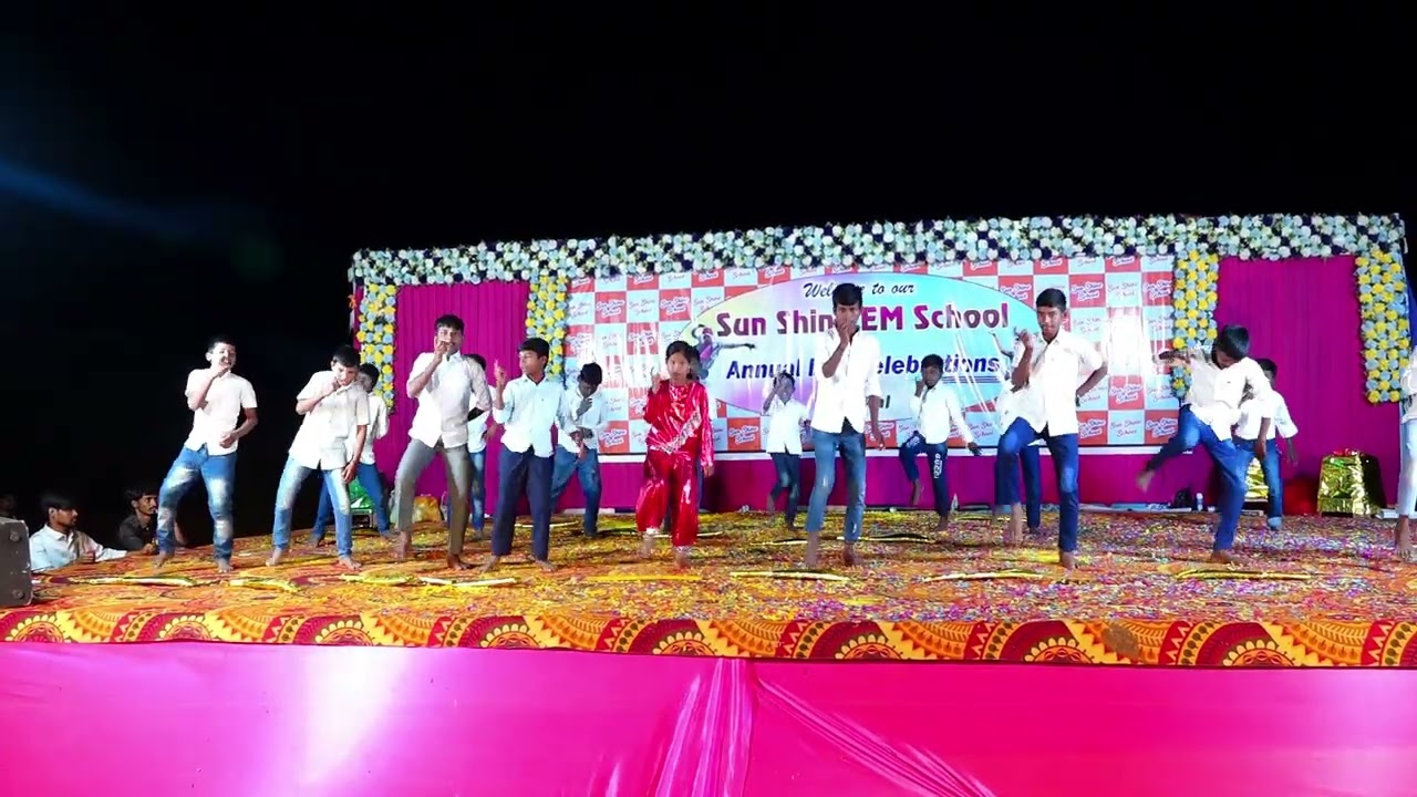 Peddi movie.Chikiri chikiri song. Our student's. Sun shine em up. Arekal. 2025-26.