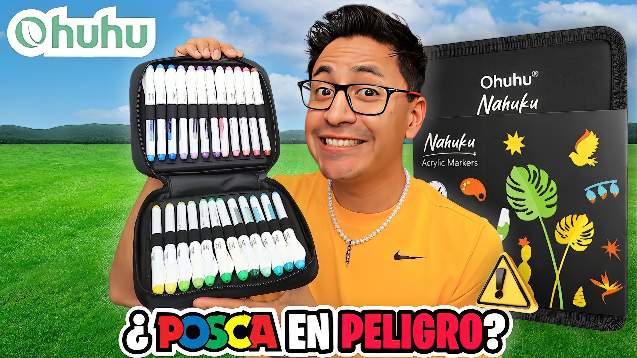 Pongo a prueba los Plumones Acrílicos de Ohuhu ¿Mejor que los Posca?