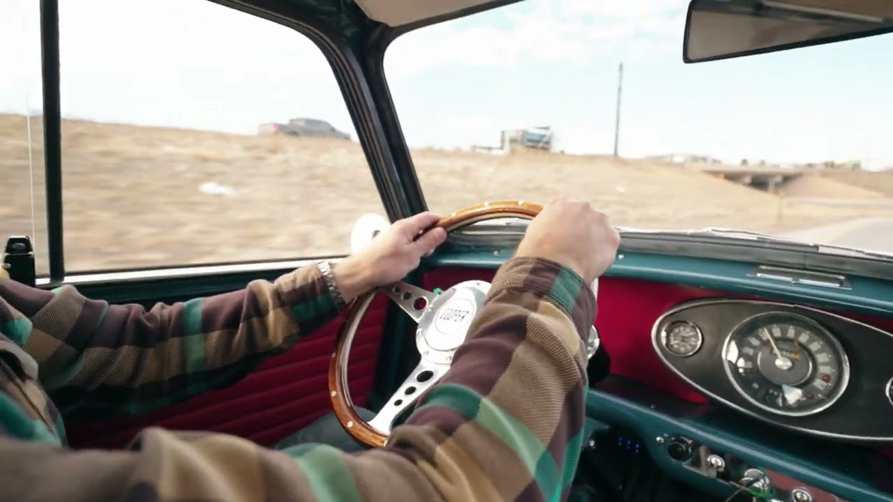 Austin Mini Cold start and driving video