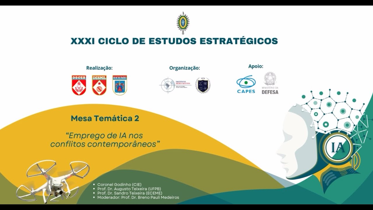 Mesa Temática 2 do XXXI CEE - Cel Godinho, Prof. Augusto Teixeira e Prof. Sandro Moita