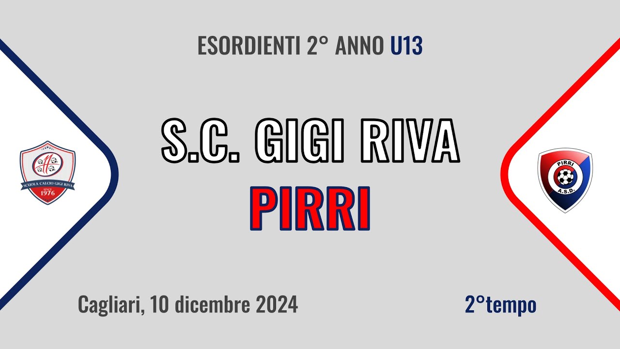 (2°t) Scuola Calcio Gigi Riva-Pirri (ESORDIENTI) 10.12.2024 [FULL MATCH]