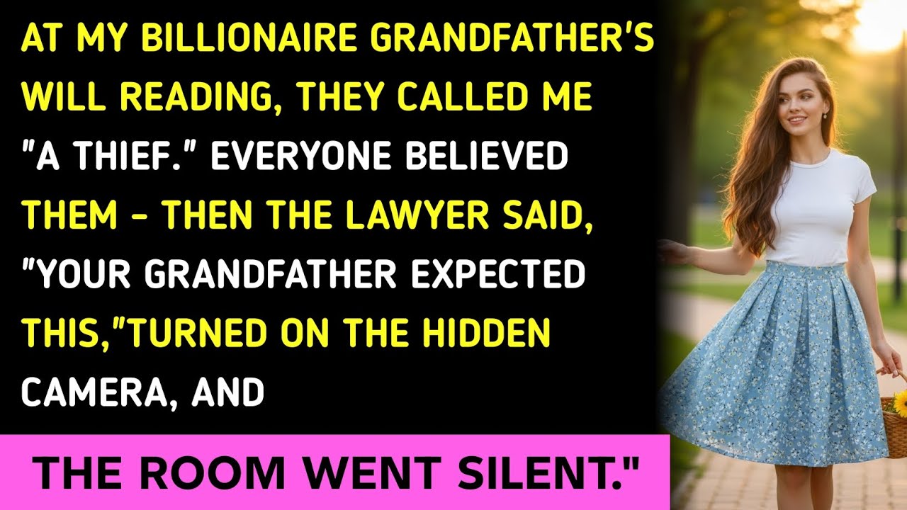 AT MY BILLIONAIRE GRANDFATHER'S WILL READING, THEY CALLED ME 